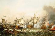 Ludolf Bakhuizen The Battle of Barfleur, 19 May 1692 oil on canvas